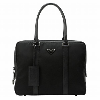 PRADA プラダ バッグ コピー TESSUTOSAFFIANO ビジネスバッグ VA0661064002 南京錠付き